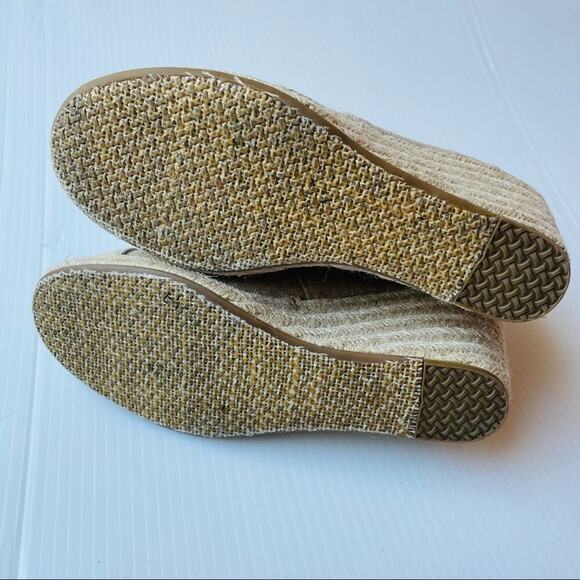 Toms desert wedge booties espadrille wedge lace-up bootie sz 8 - Picture 11 of 11